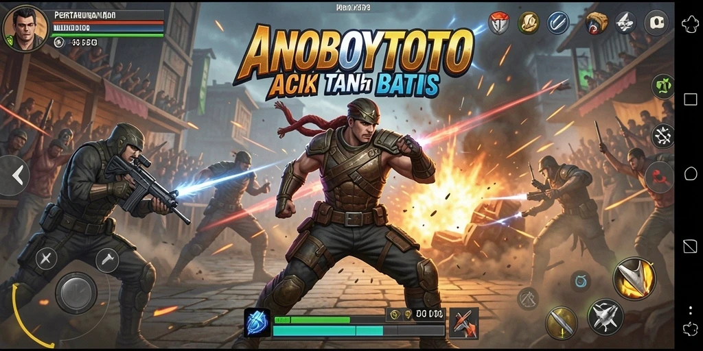 Tampilan menarik dari gameplay ANOBOYTOTO menunjukkan pertarungan yang intens.