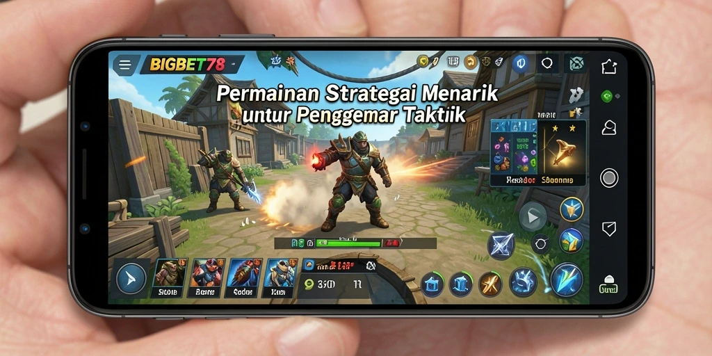 Screenshot gameplay <strong>BIGBET78</strong> yang menunjukkan pertempuran strategi mendebarkan.