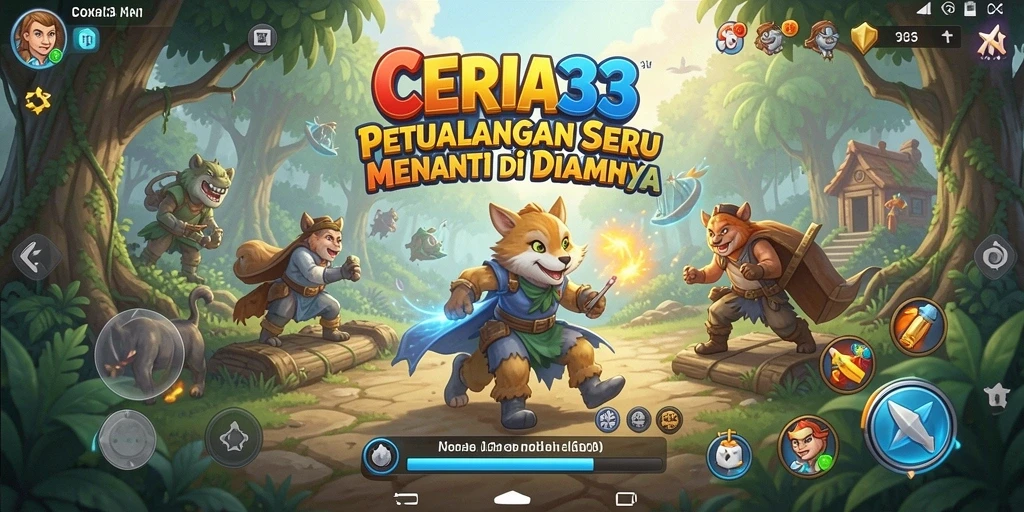 Tampilan gameplay CERIA33 yang mengasyikkan dalam petualangan yang mendebarkan.