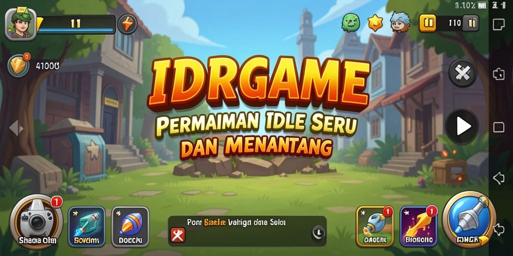 Tampilkan gameplay menarik dari IDRGAME dengan elemen idle.