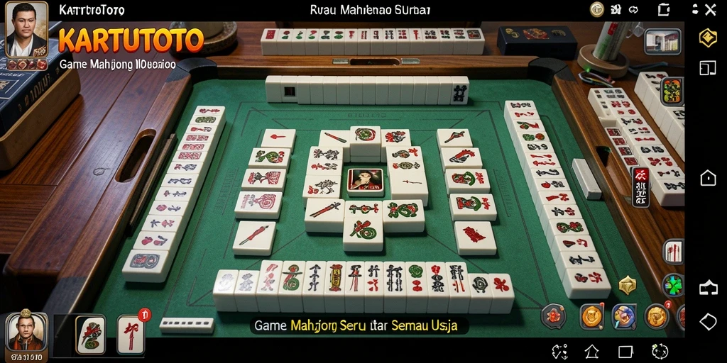 Screenshot utama KARTUTOTO menampilkan permainan Mahjong yang menarik dan penuh tantangan.