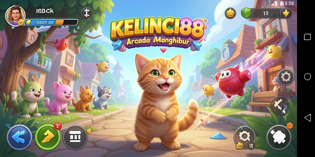 Screenshot gameplay KELINCI88 menampilkan aksi seru dalam permainan Arcade.