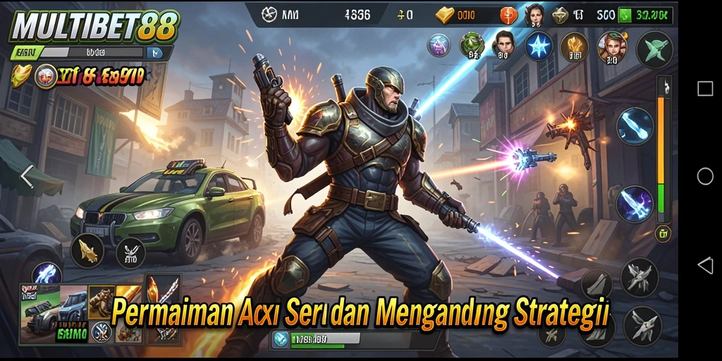 Gambaran gameplay <strong>MULTIBET88</strong> yang intens dan mendebarkan.