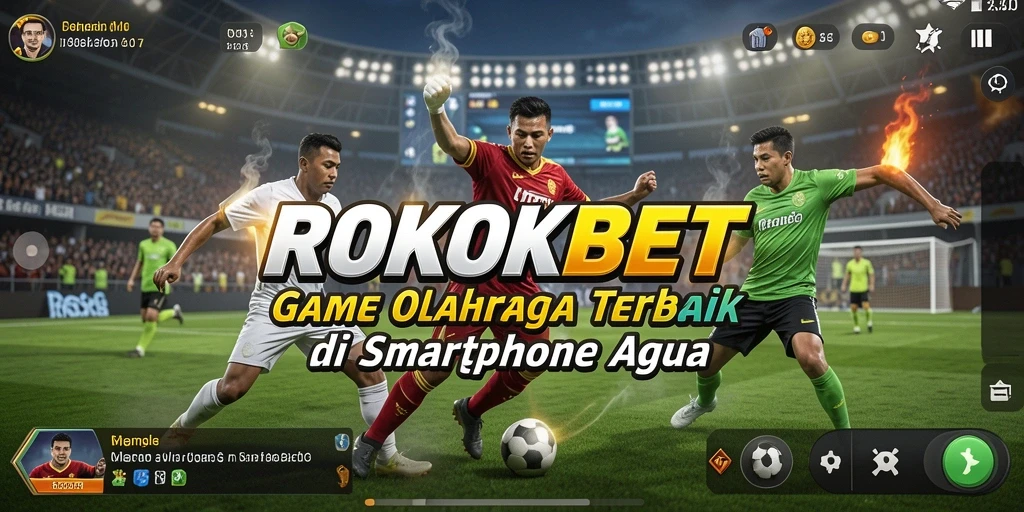 Tampilan utama ROKOKBET dengan aksi olahraga yang mendebarkan.