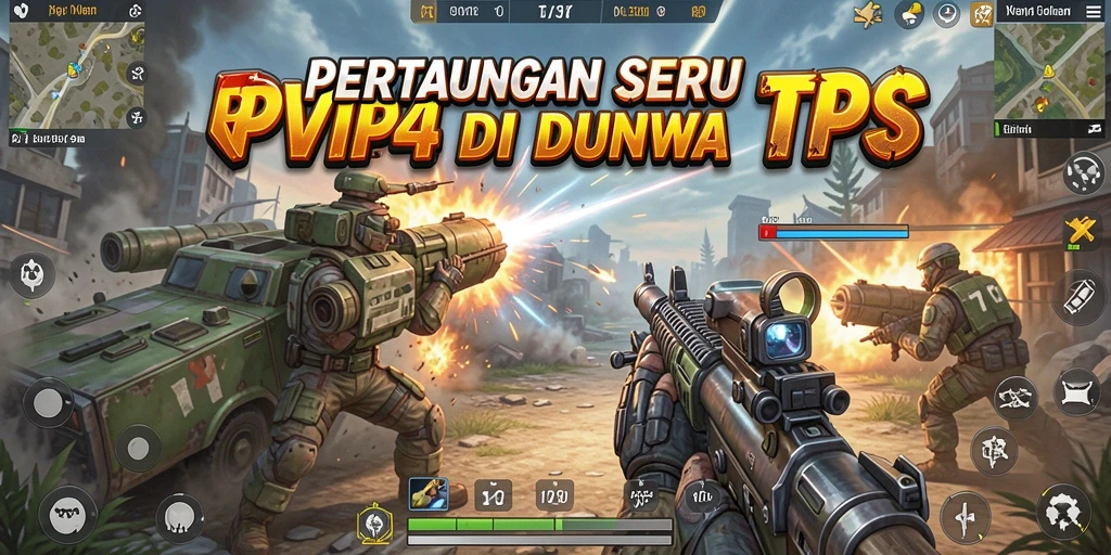 Tampilan permainan RPVIP4 yang mendebarkan dalam aksi TPS.