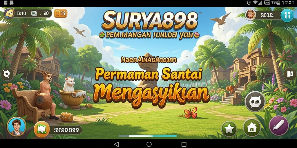 Tampilan gameplay SURYA898 yang menarik dan menyenangkan.