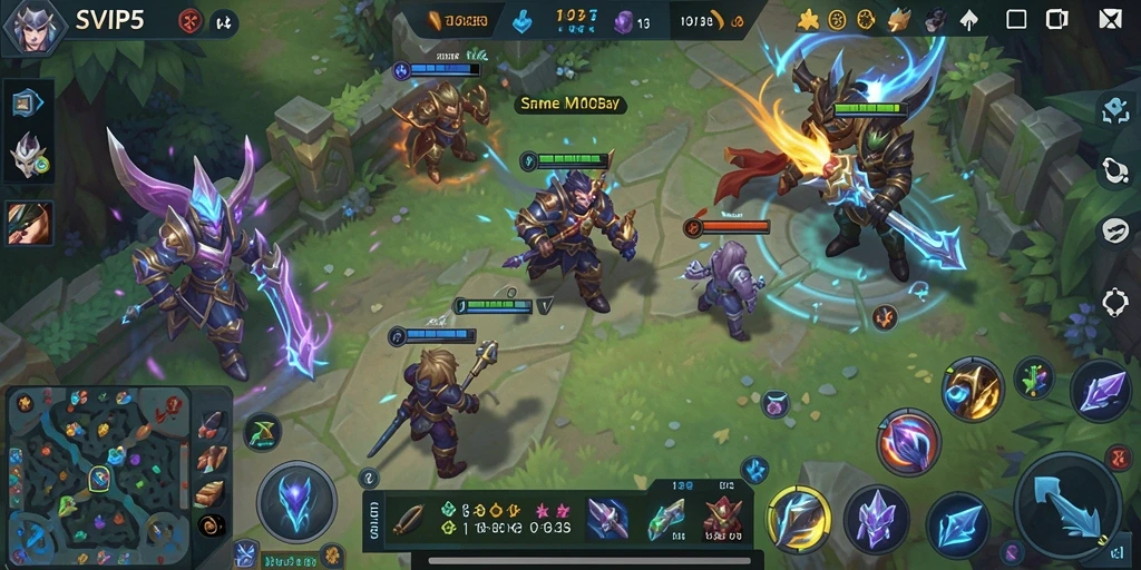 Tampilan seru gameplay SVIP5 yang penuh strategi dan aksi.