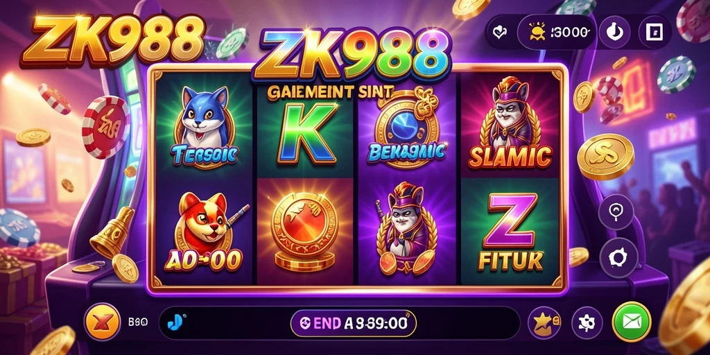 Screenshot gameplay ZK988 yang menunjukkan keseruan bermain Slot.